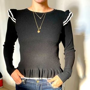 Club Monaco ribbed sweater top